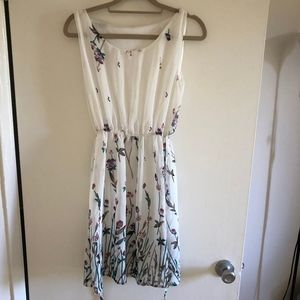 Beautiful white chiffon dress